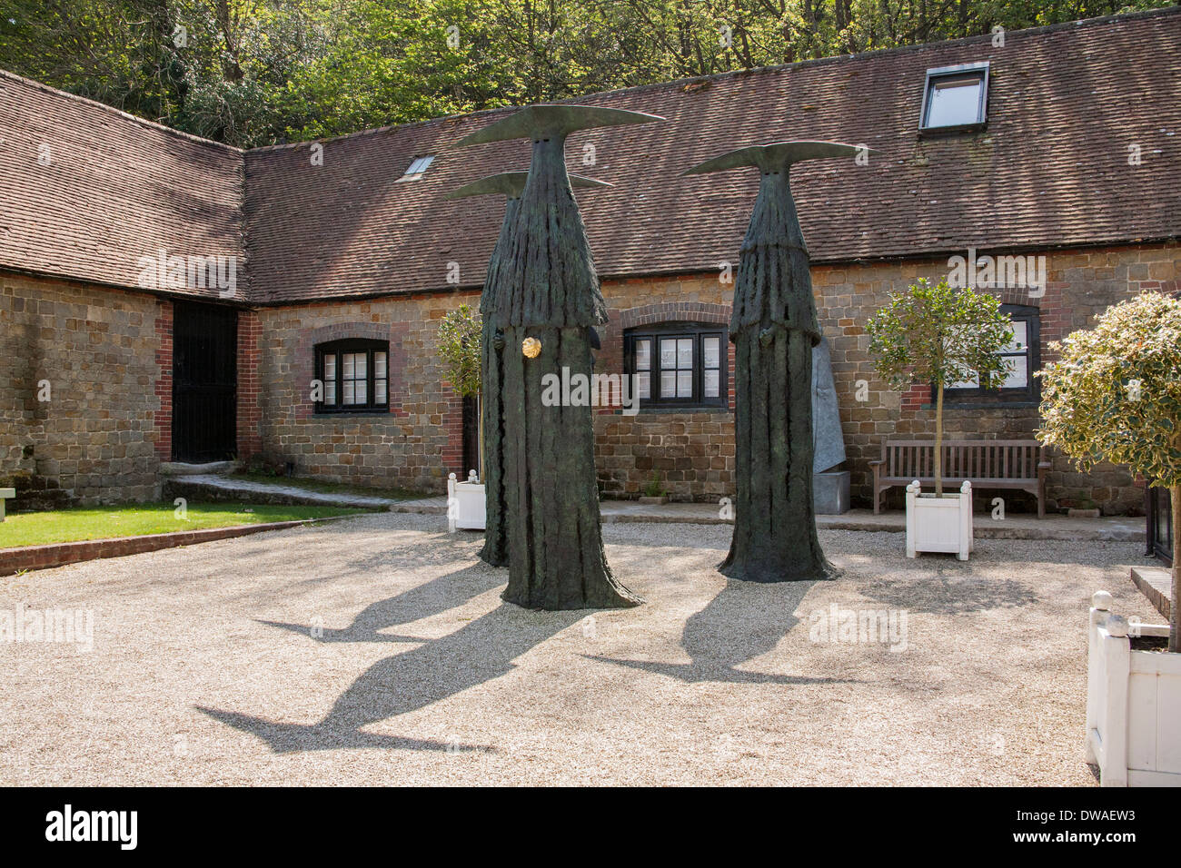 Philip Jackson Skulpturen Midhurst Stockfoto