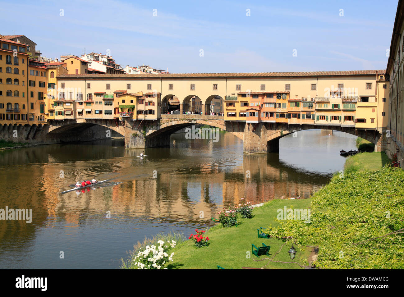 Ponte Vecchio, Florenz, Italien Stockfoto