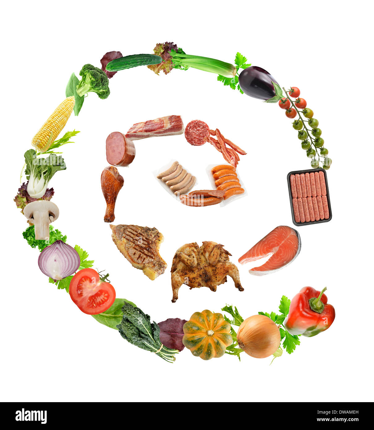 Food collection -Fotos und -Bildmaterial in hoher Auflösung – Alamy