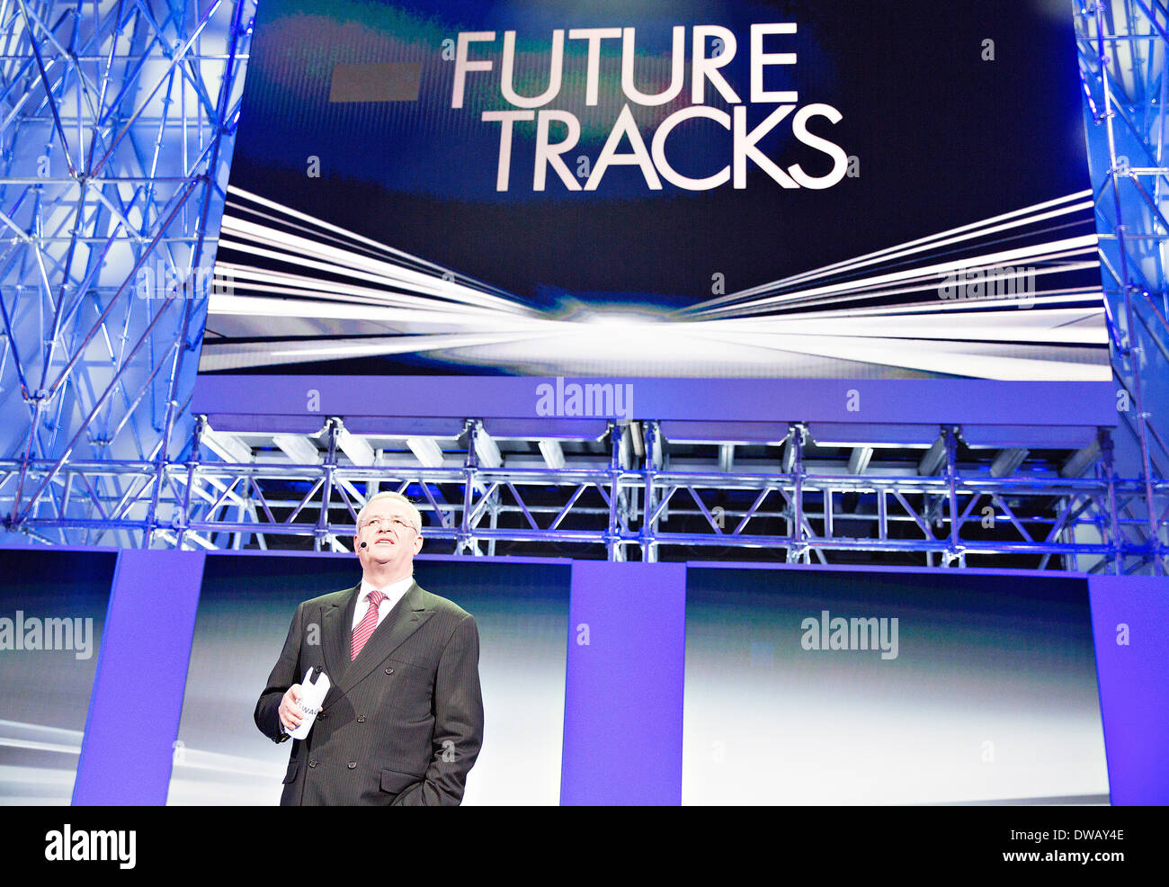 Martin Winterkorn, Vorsitzender des Vorstands und CEO der Volkswagen AG, Stockfoto