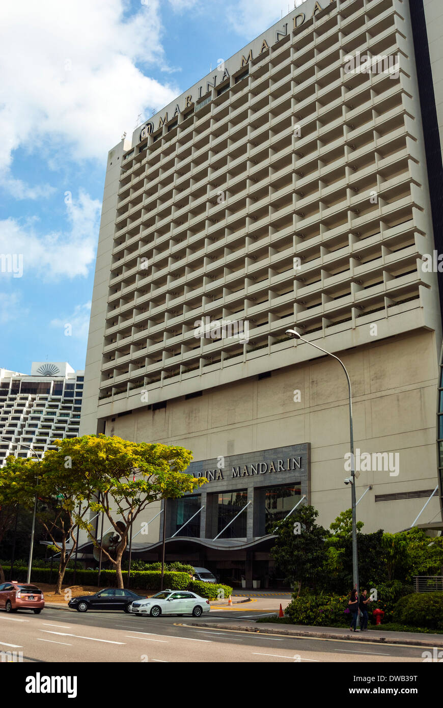 Marina Mandarin Hotel, Singapur Stockfoto