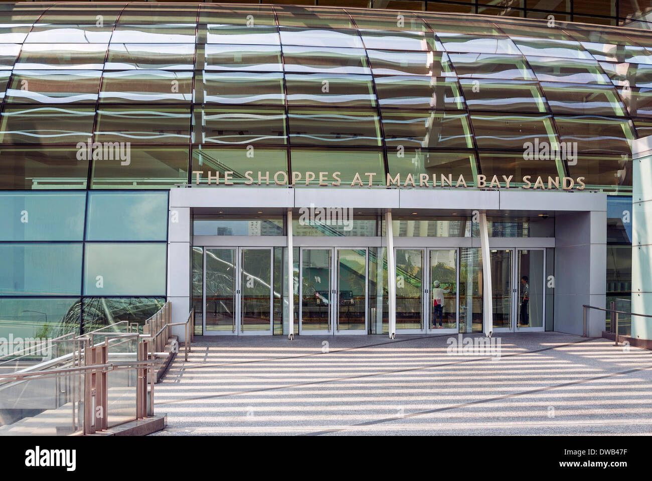 Die Shoppes at Marina Bay Sands, Singapur Stockfoto