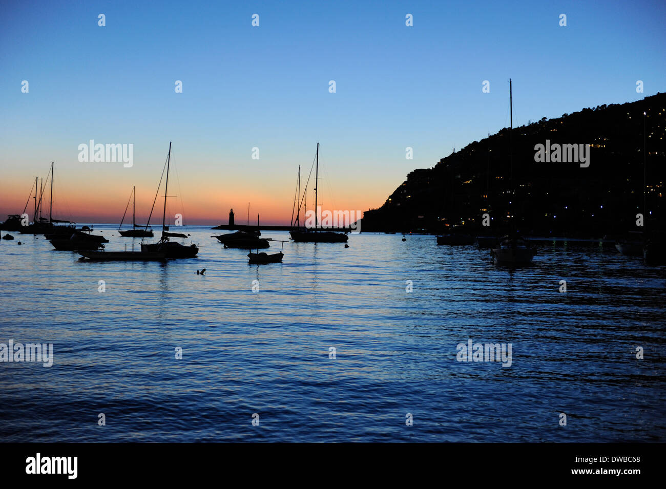 Andraitx Mallorca Sonnenuntergang Stockfoto