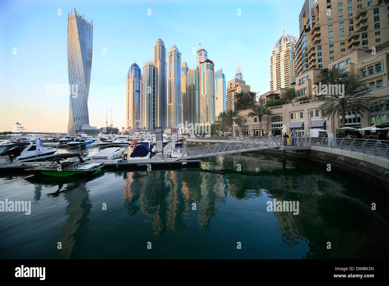 Dubai Marina, Dubai, Vereinigte Arabische Emirate, Asien Stockfoto