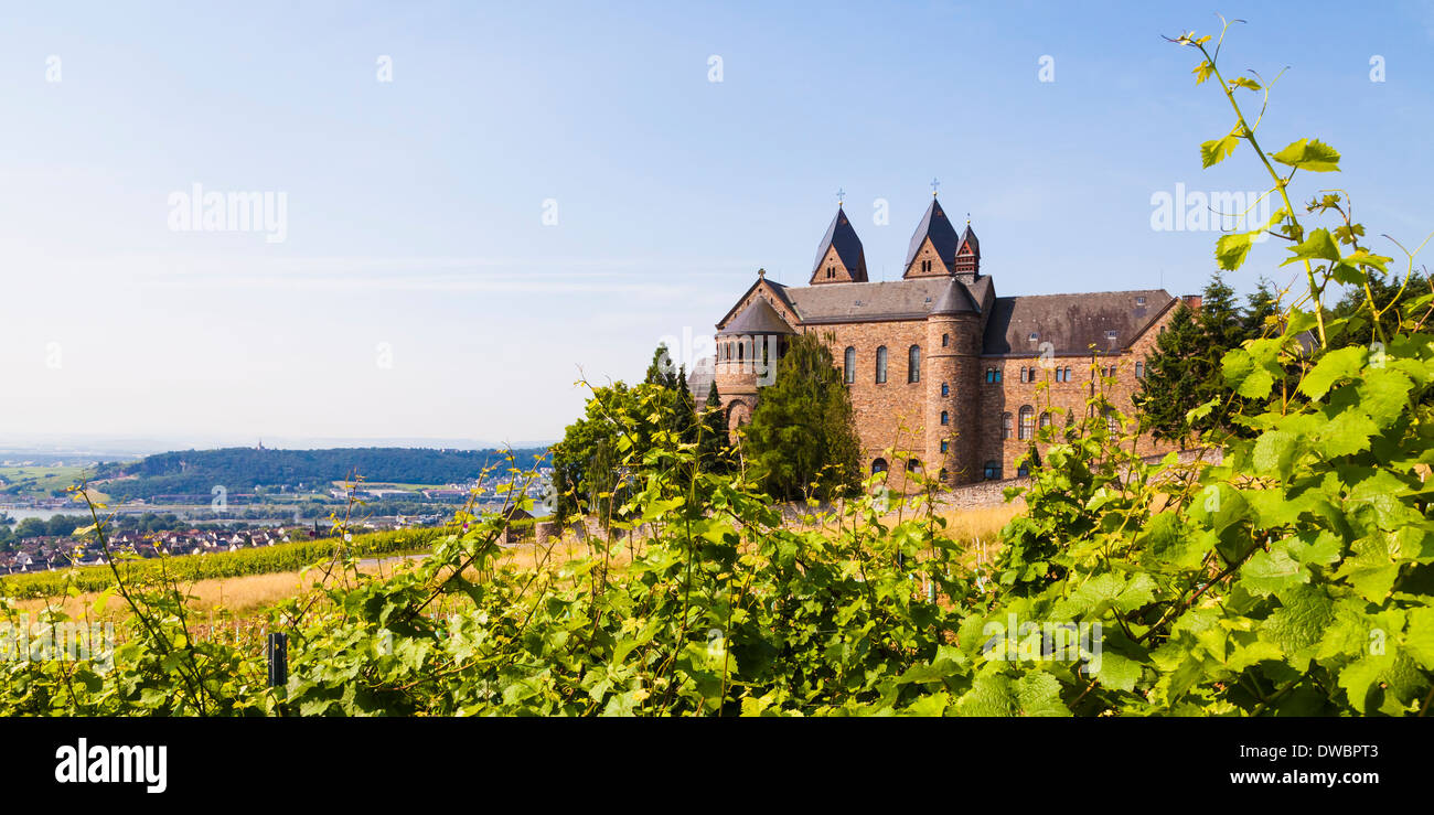 Deutschland, Hessen, Rüdesheim, Abtei St. Hildegard Stockfoto