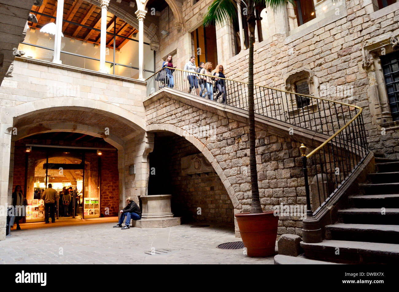 Picasso-Museum, Barcelona, Katalonien, Spanien. Stockfoto