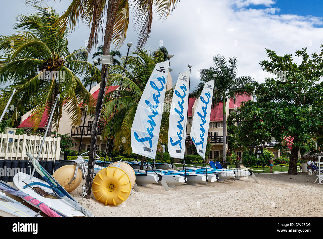 Sandalen-Hotel und Resort, Negril, Jamaika Stockfoto