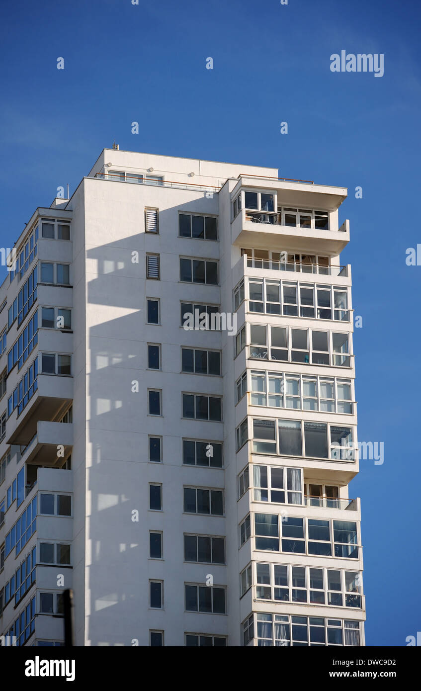 Sussex Höhen Block von Wohnungen Immobilien in Brighton UK ist eines der höchsten Gebäude in der Stadt Stockfoto