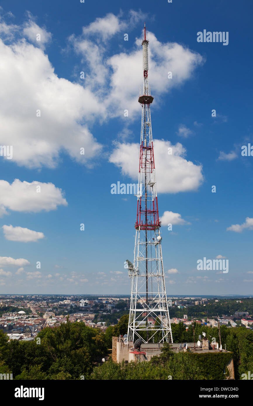 Fernmeldeturm Stockfoto