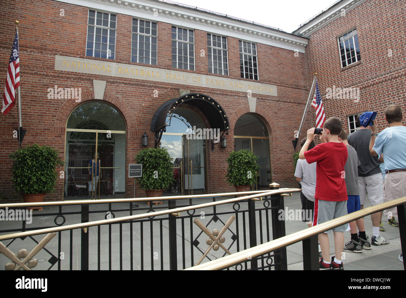 Cooperstown Baseball Hall des Ruhmes - nationaler Baseball Hall des Ruhmes und museum Stockfoto