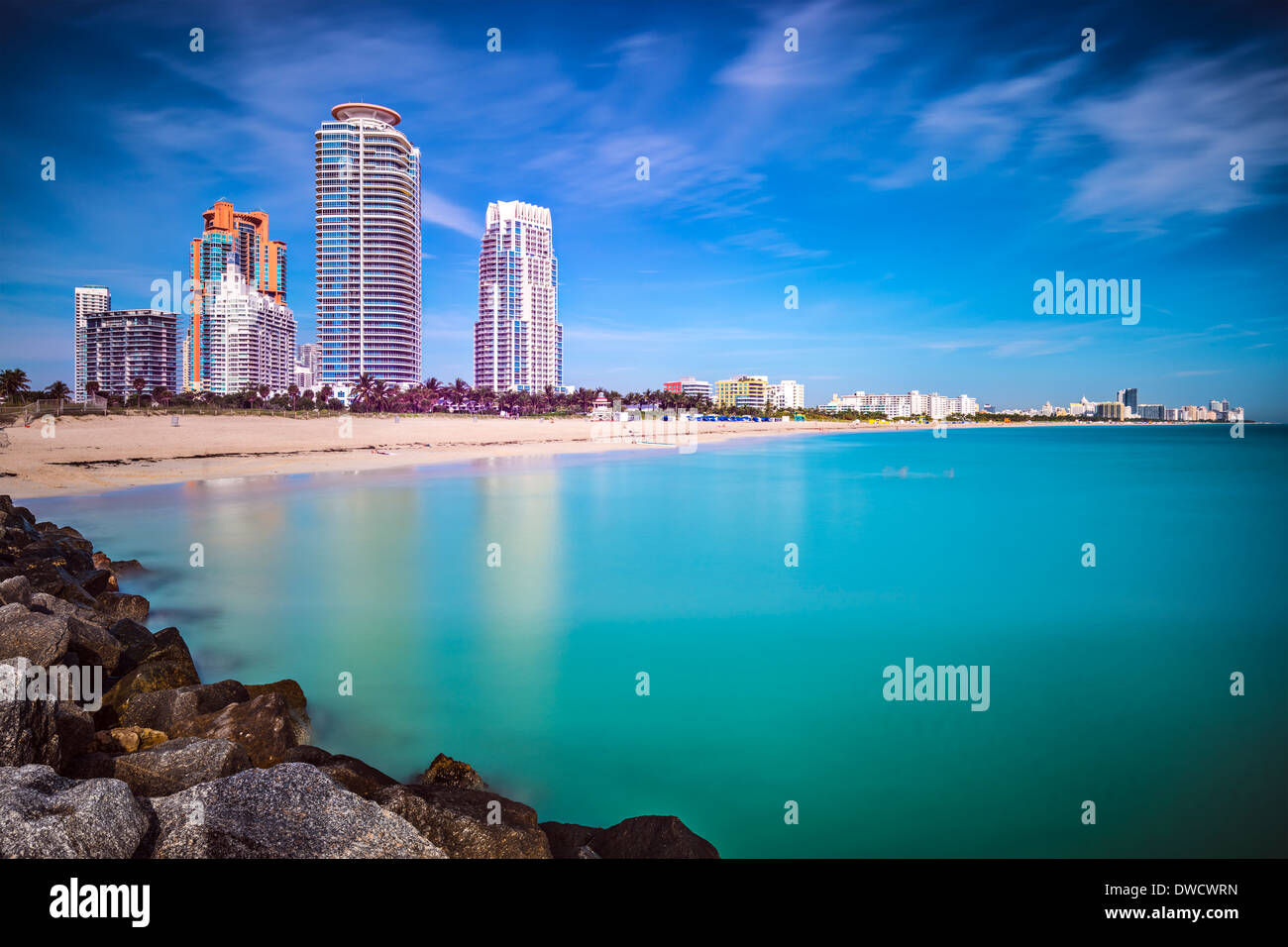 Miami Beach, Florida, Stadtbild Stockfoto