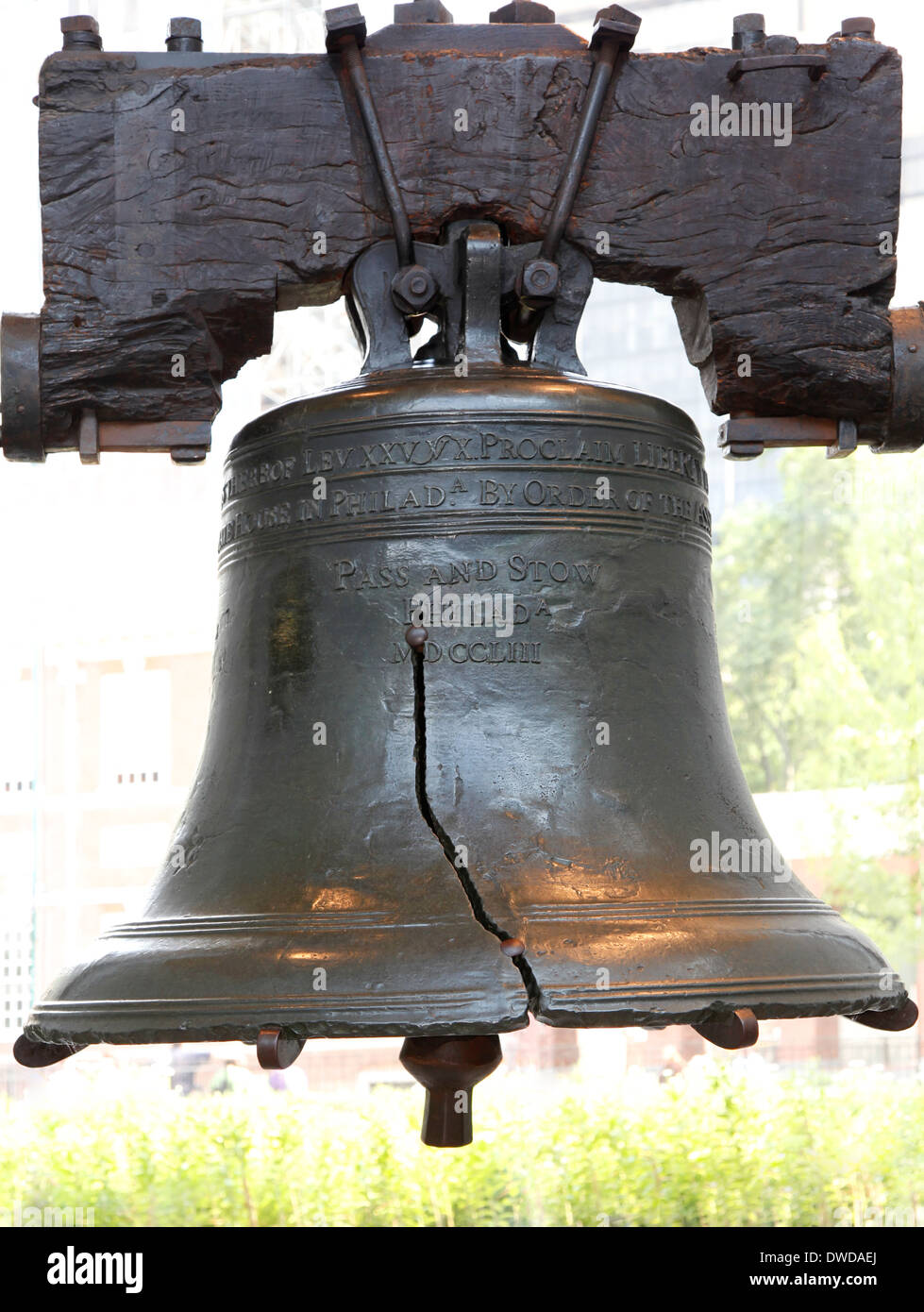 Die Liberty Bell, Philadelphia, USA Stockfoto