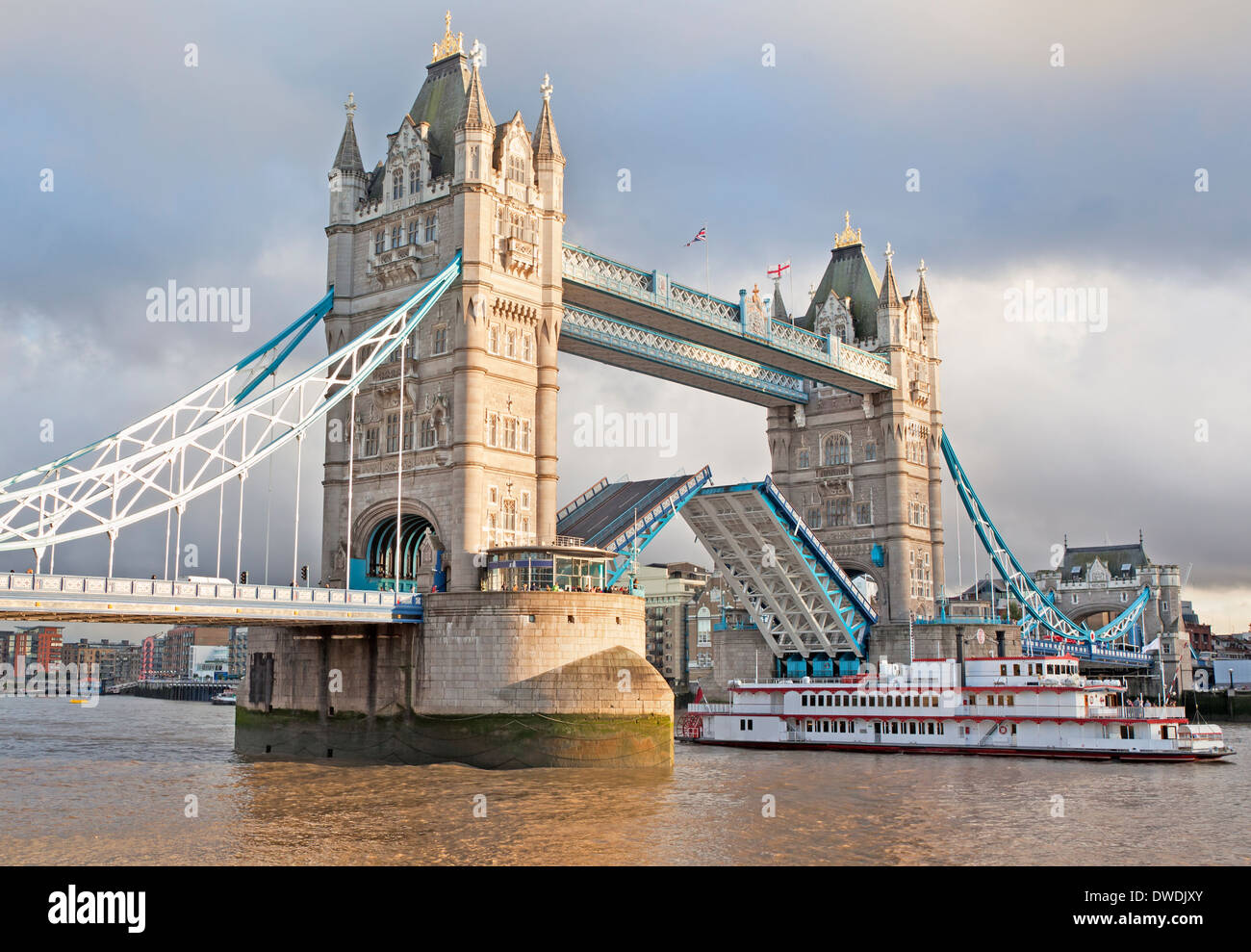 Tower Bridge in London, England Stockfoto