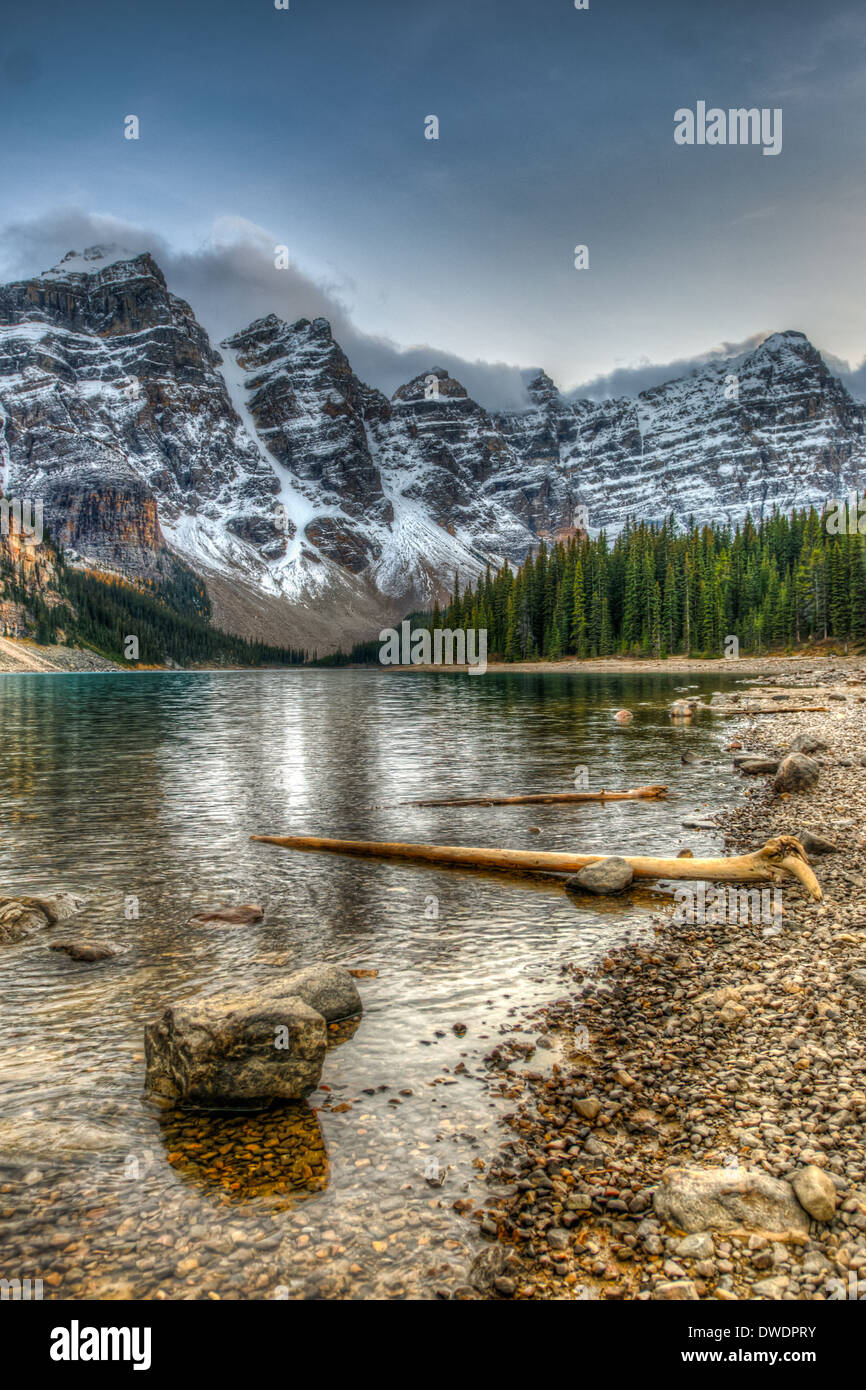 Moraine Lake Banff Nationalpark Alberta Kanada Stockfoto