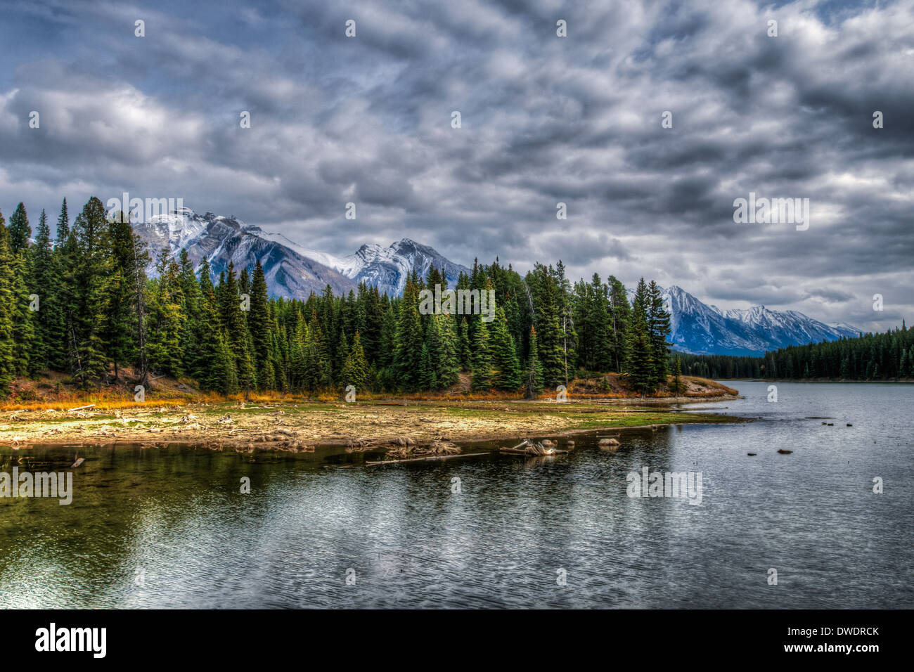 Scenic Mountain Views Kananaskis Country Alberta Kanada Stockfoto