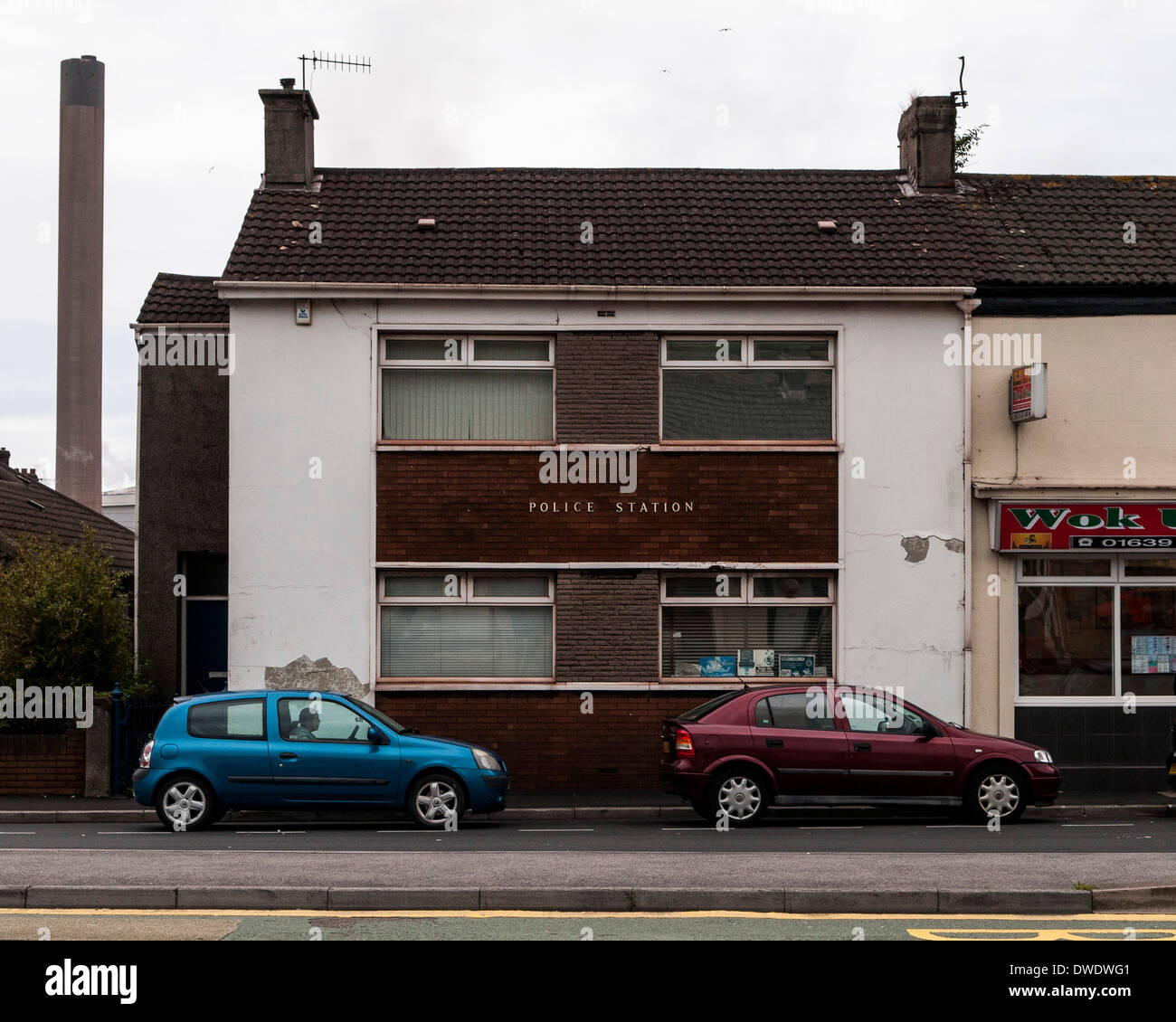 Port Talbot, Port Talbot, Vereinigtes Königreich. Architekt: Verschiedene, 2014. Polizei-Station. Stockfoto