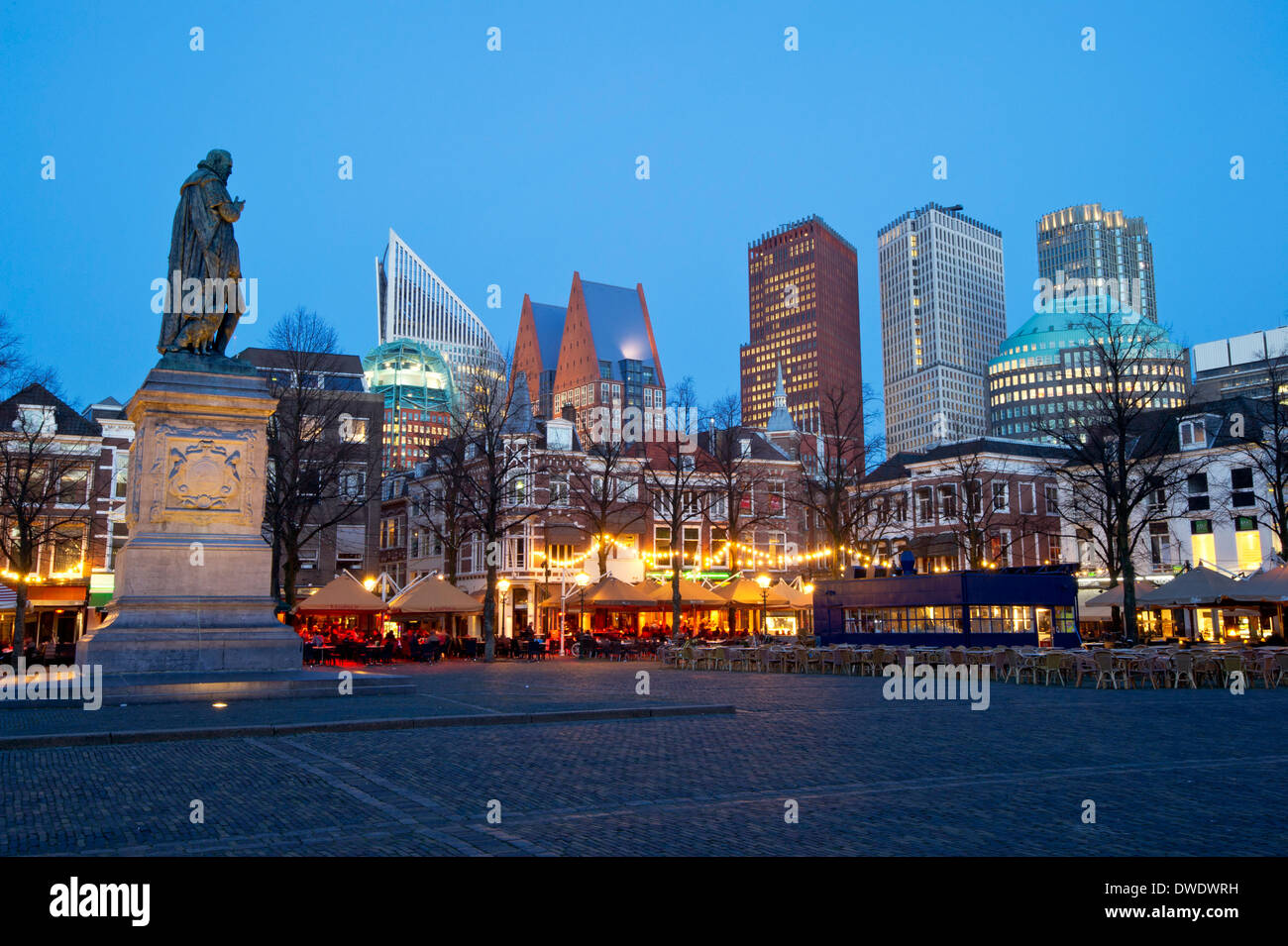 Holland-die Skyline von den Haag Stockfoto