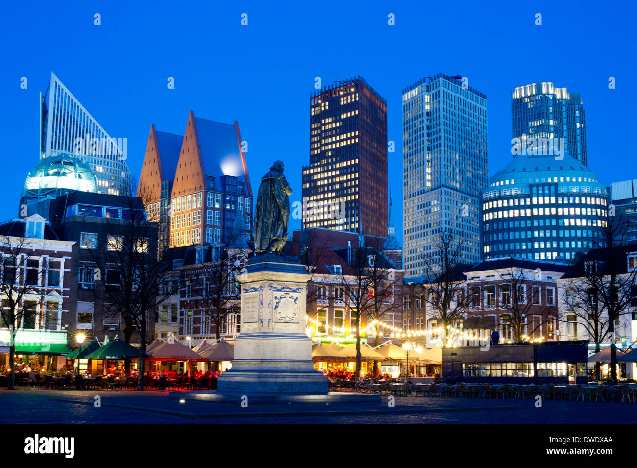 Holland-die Skyline von den Haag Stockfoto