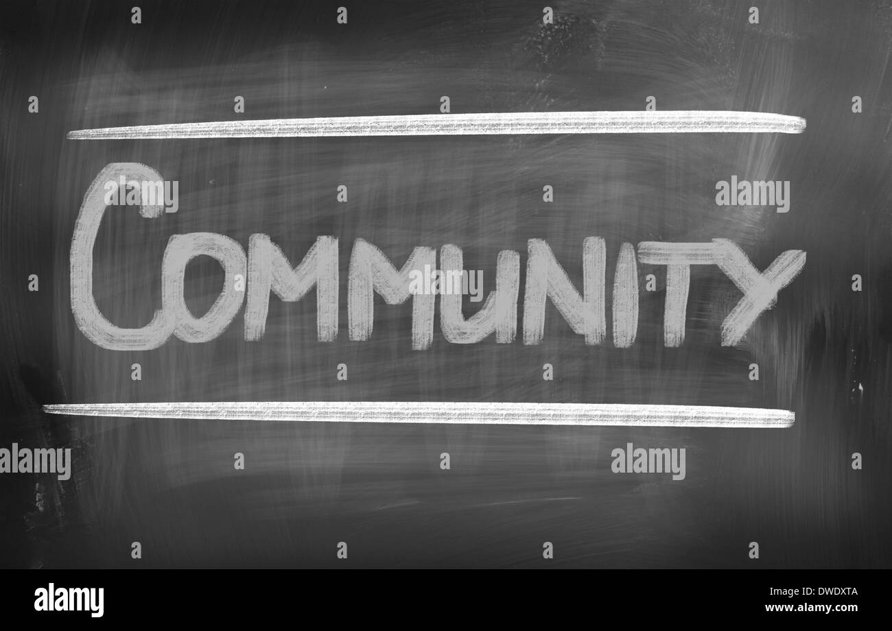 Community-Konzept Stockfoto
