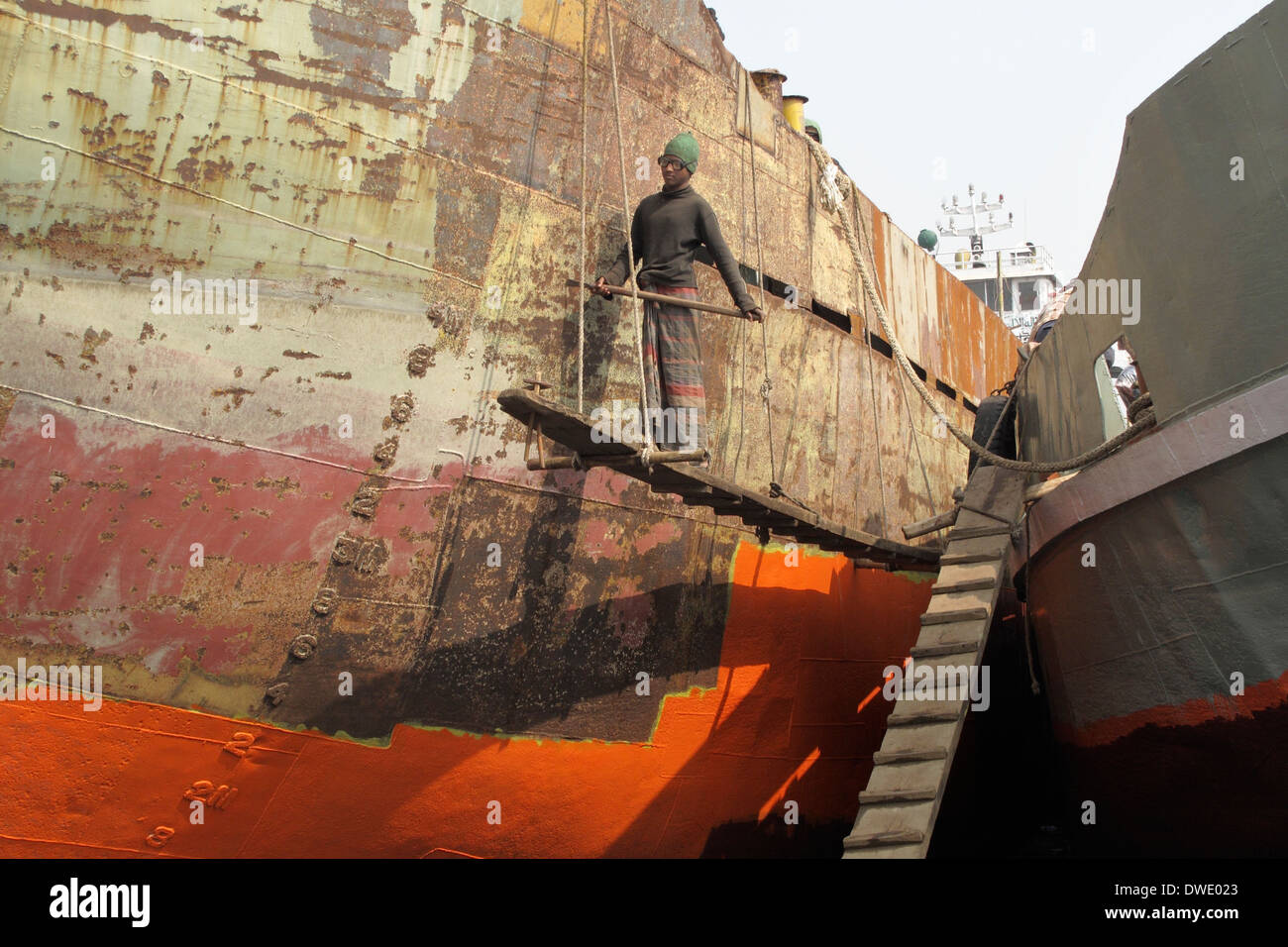 Dock-Hof und... Oli Nagar Hausing Stockfoto