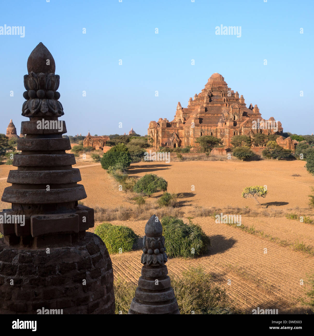 Dhammayangyi Tempel in der antiken Stadt Bagan in Myanmar (Burma) Stockfoto