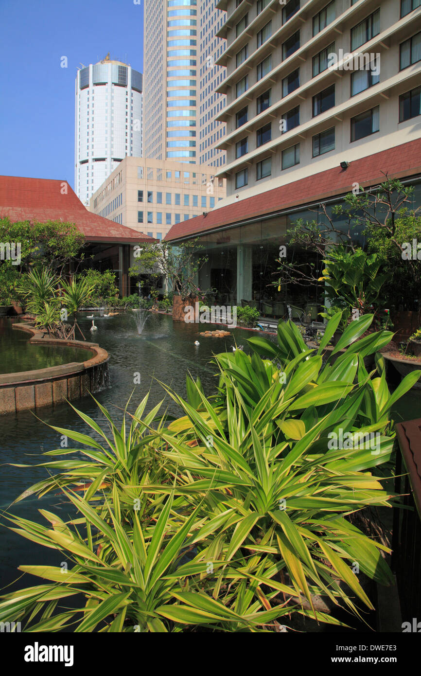 Sri Lanka; Colombo, Hilton Hotel, Garten, Stockfoto
