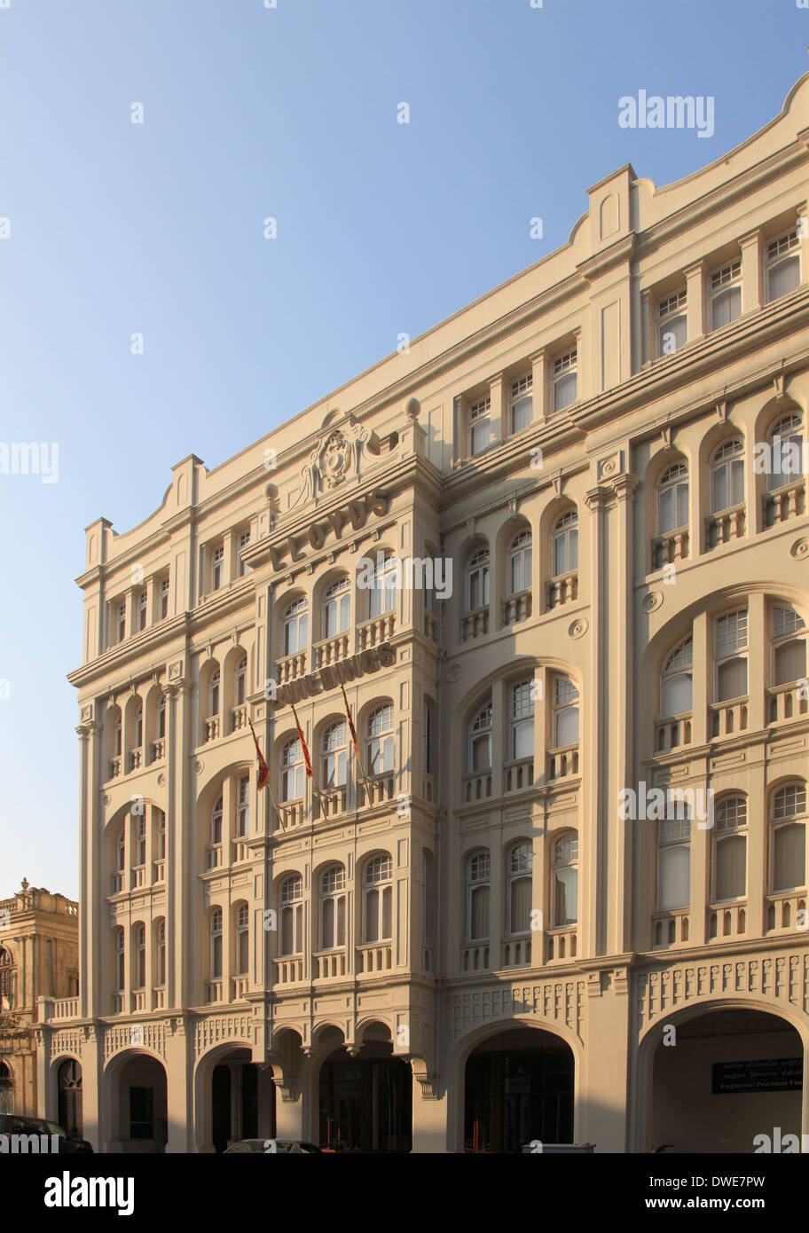 Sri Lanka; Colombo, Fort, Lloyd Bau, Stockfoto