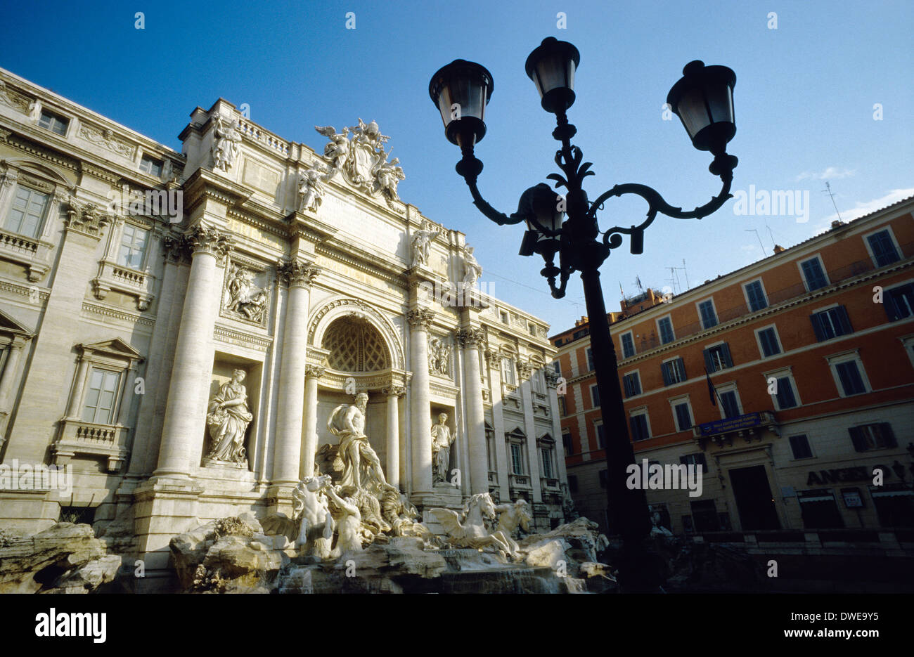 Trevi Brunnen Fontana di Trevi Rom Italien Stockfoto