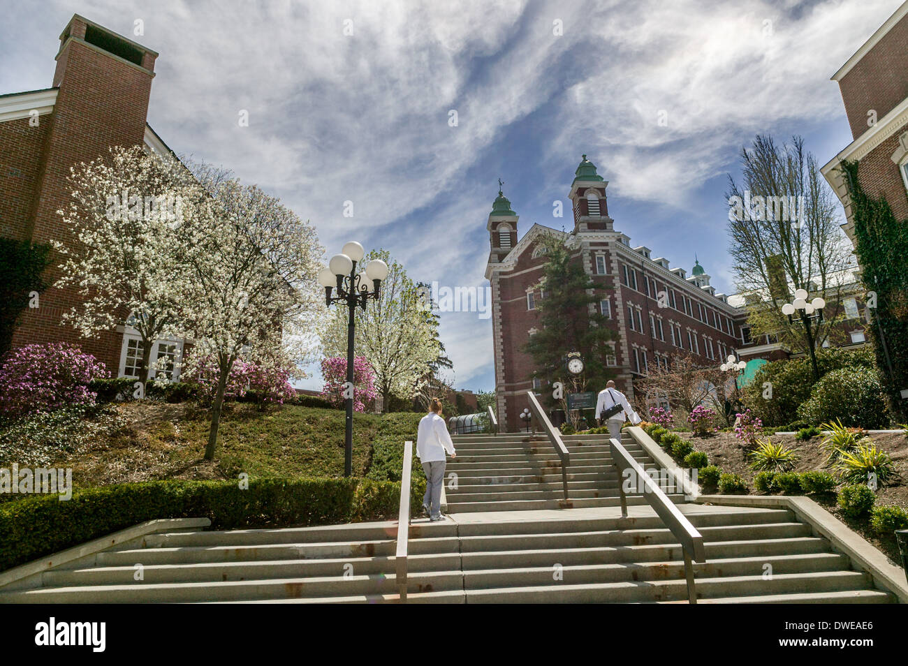 Campus der Culinary Institute of America, aka CIA, Hyde Park, Hudson Valley, New York State, USA. Stockfoto