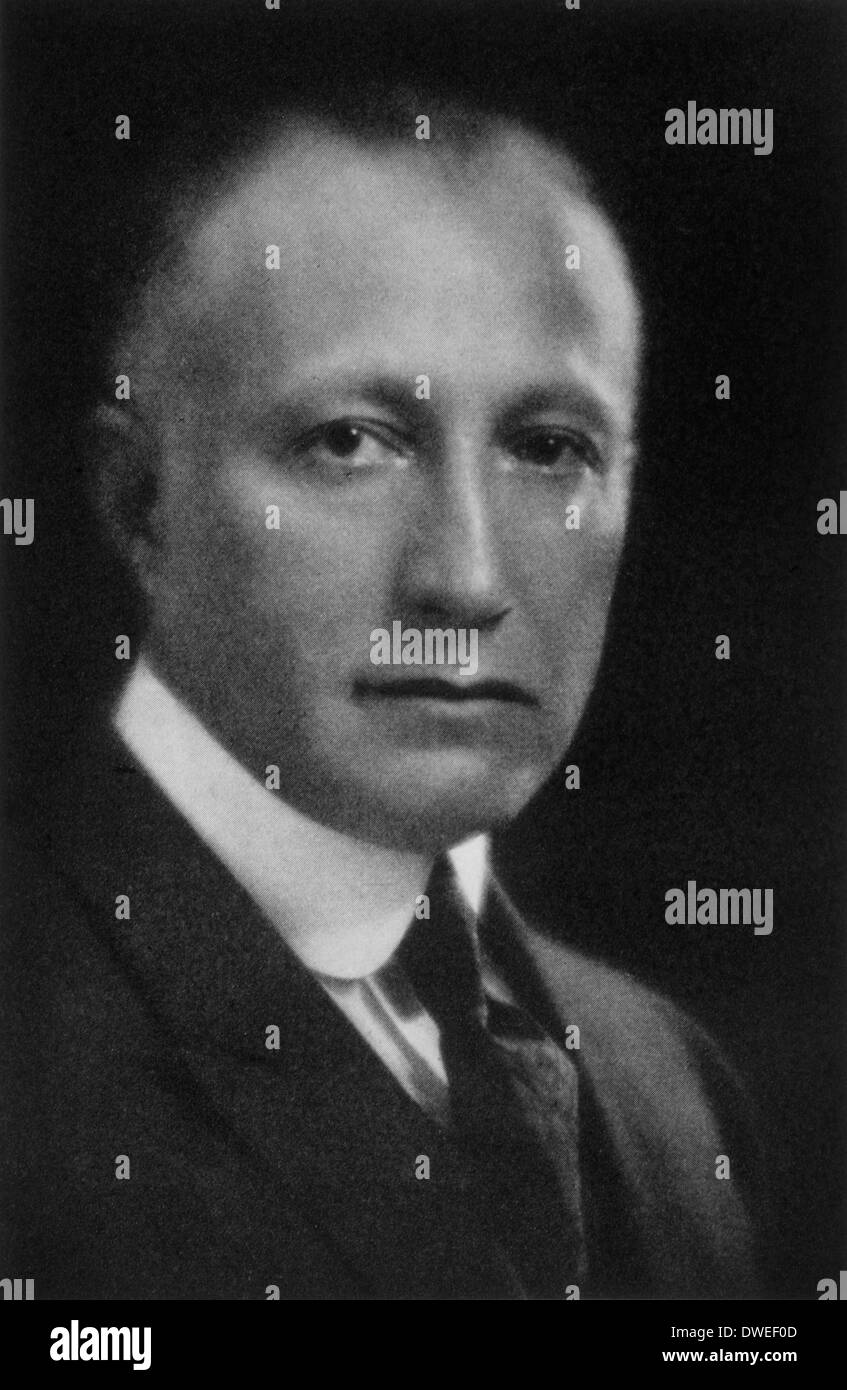 Adolph Zukor (1873-1976), Produzent und Gründer von Paramount Pictures, Portrait, ca. 1920 Stockfoto