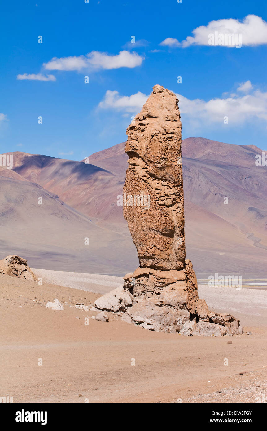 Stein-Säulen, Atacama-Wüste Stockfoto