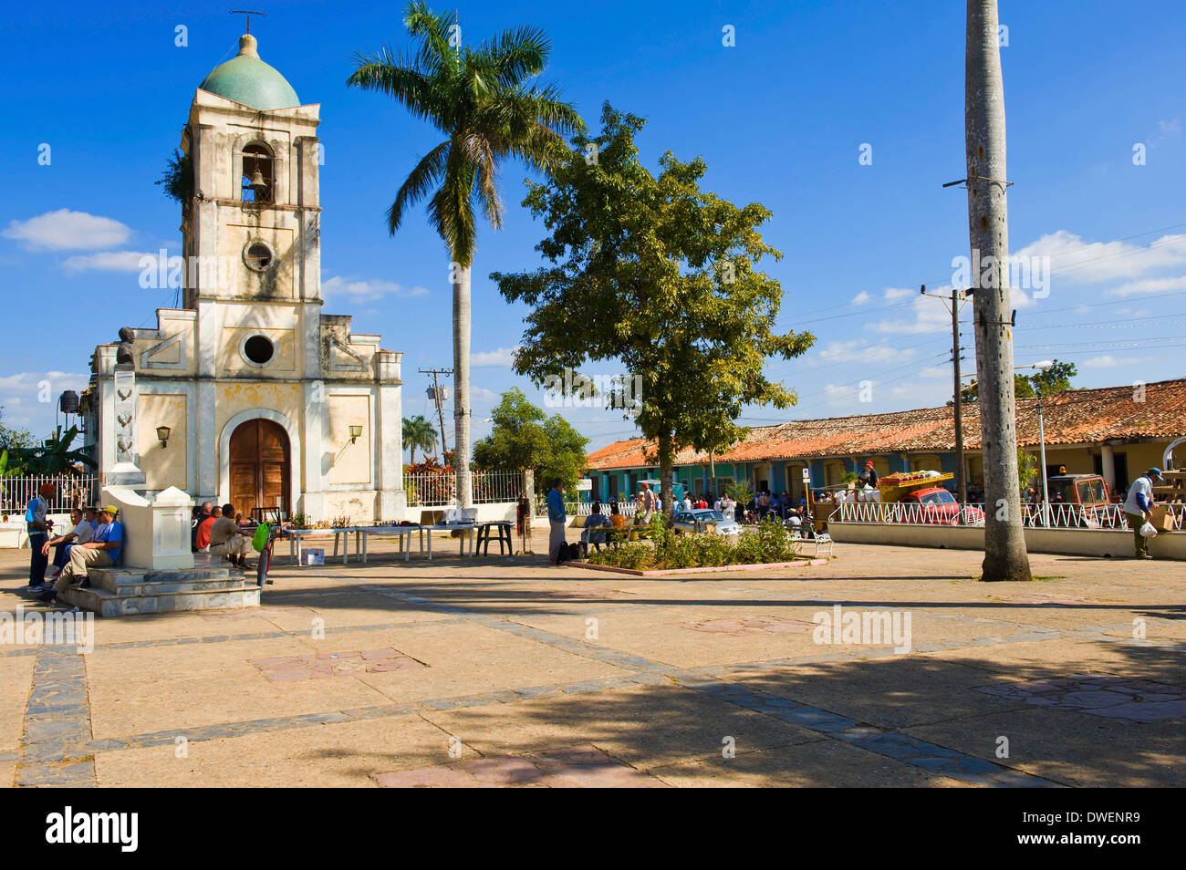 Kirche, Vinales Plaza, Vinales Stockfoto