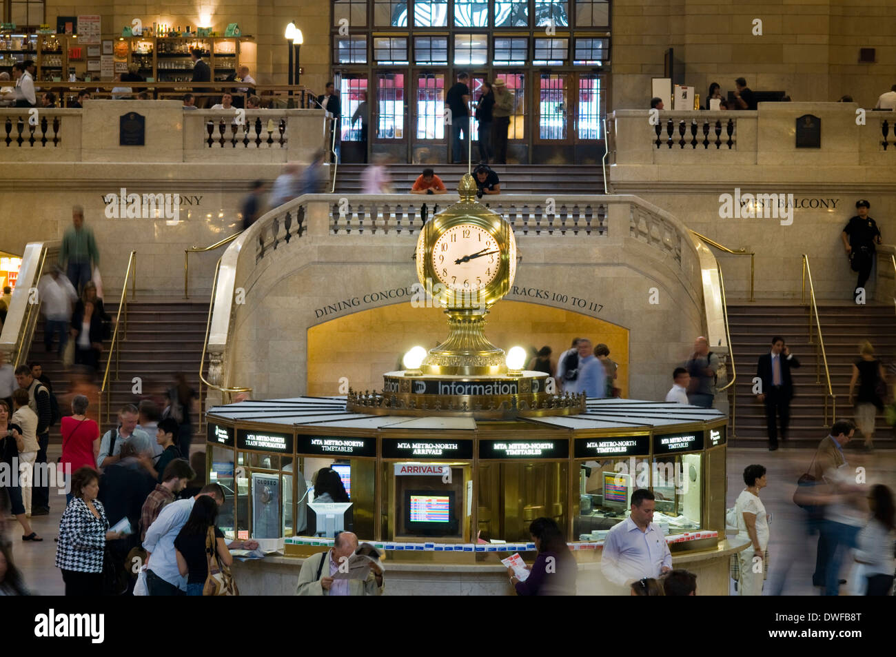 Grand Central Station Terminal in unteren Midtown. 42. Straße und Park Avenue. Tel 212-340-2583. (Besichtigung Mi - Fr 24:30 Stockfoto