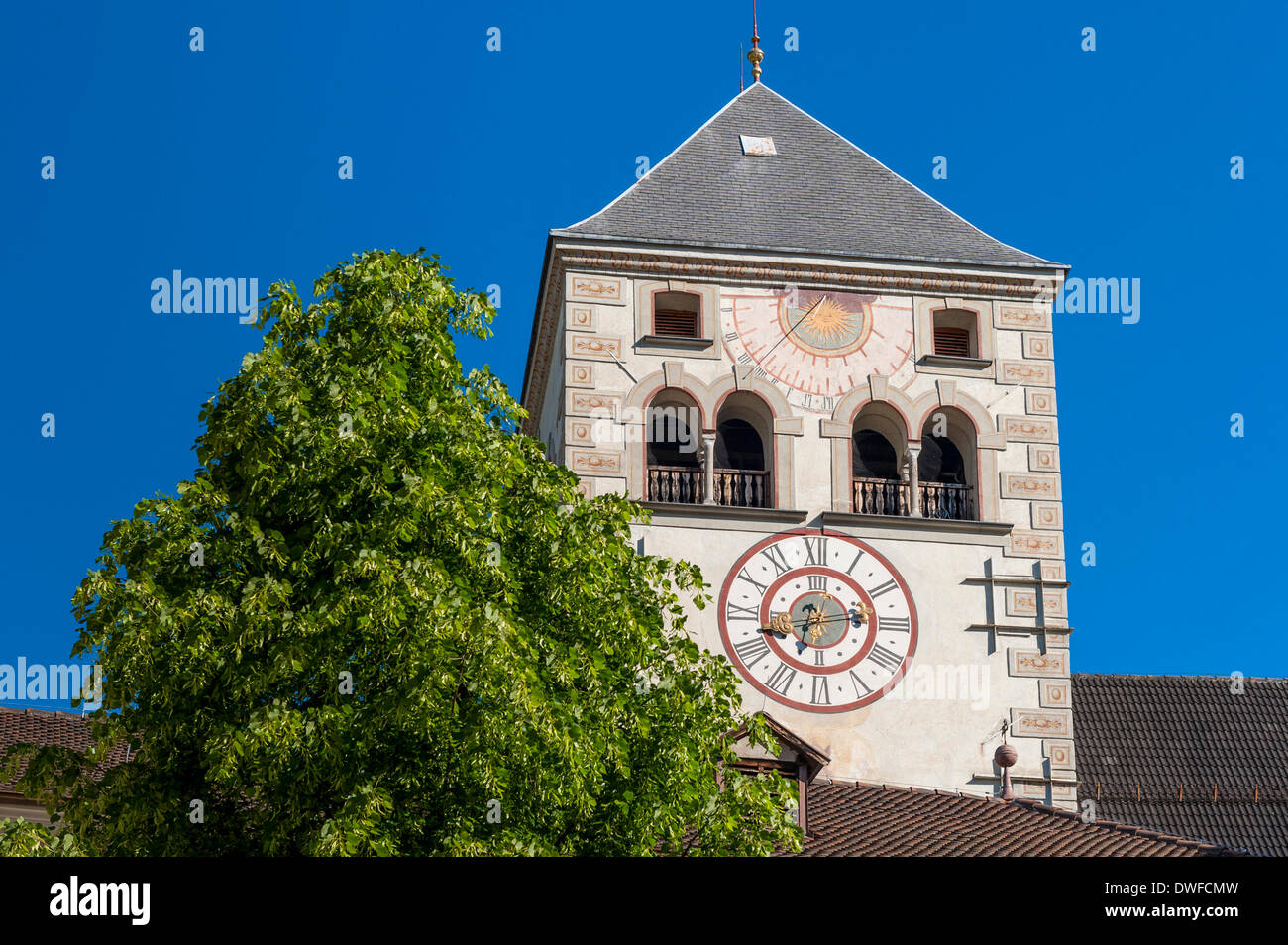 Augustiner Chorherren Kloster Abbazia di Novacella Juni 2013. Stockfoto