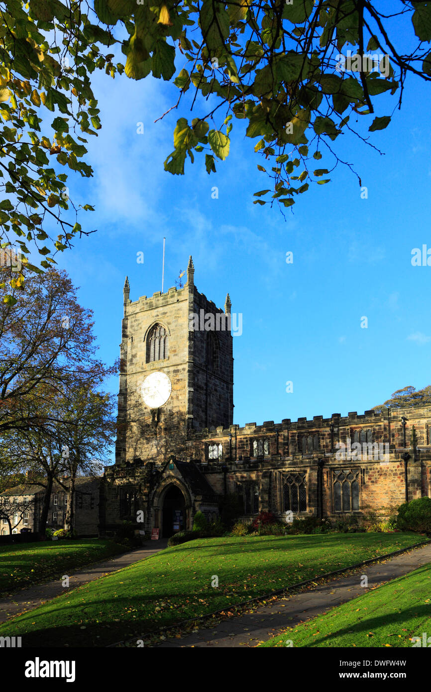 Herbst, Holy Trinity Church, Skipton Stadt, North Yorkshire, England, UK Stockfoto