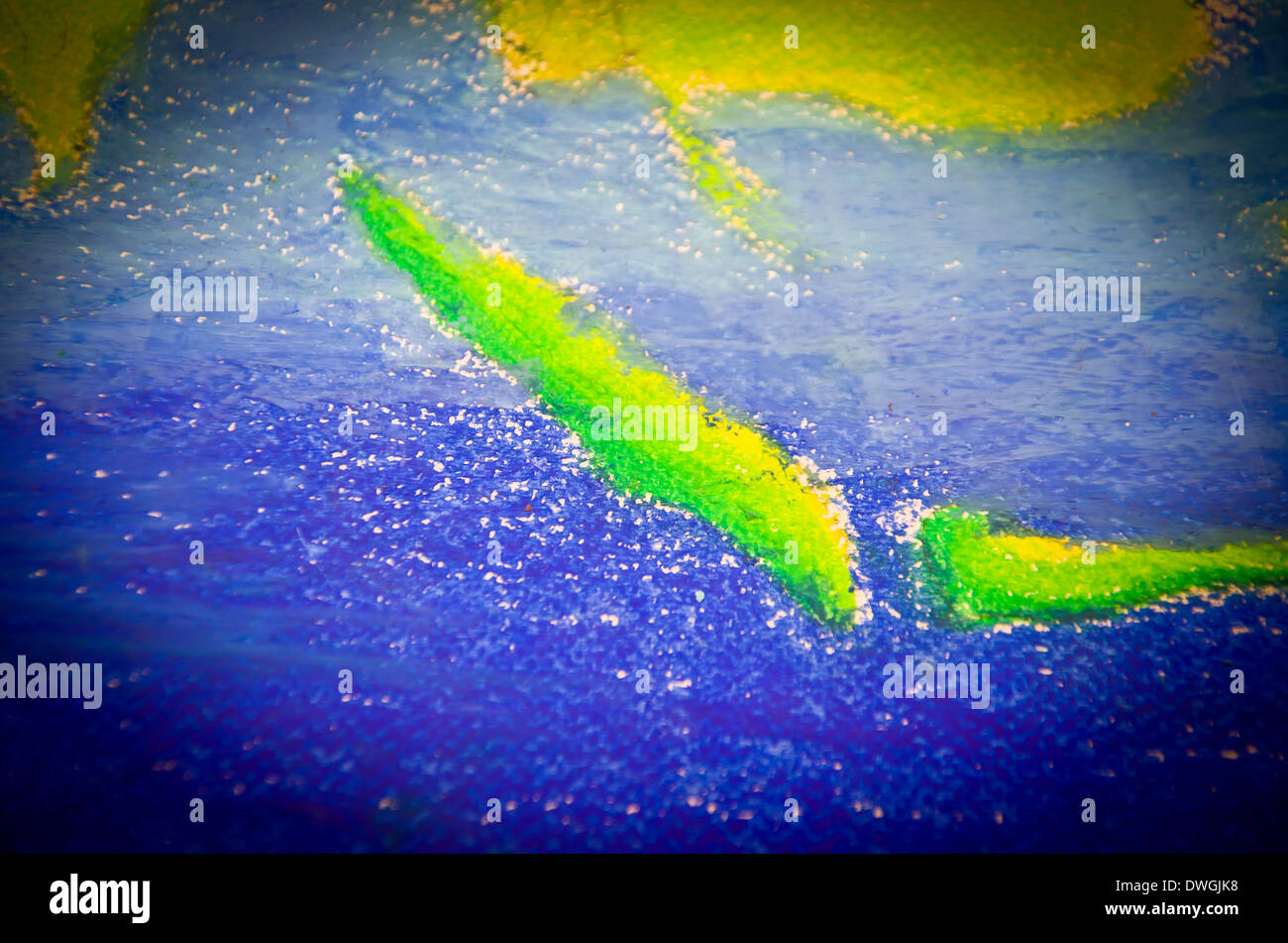 abstrakte Kunst-Hintergrundfarbe aus Kreide Stockfoto
