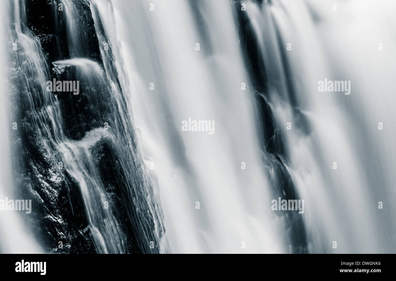 Details des Kilgore fällt, an Felsen State Park, Maryland. Stockfoto