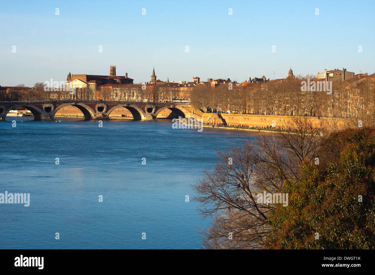 Toulouse, Garonne Stockfoto