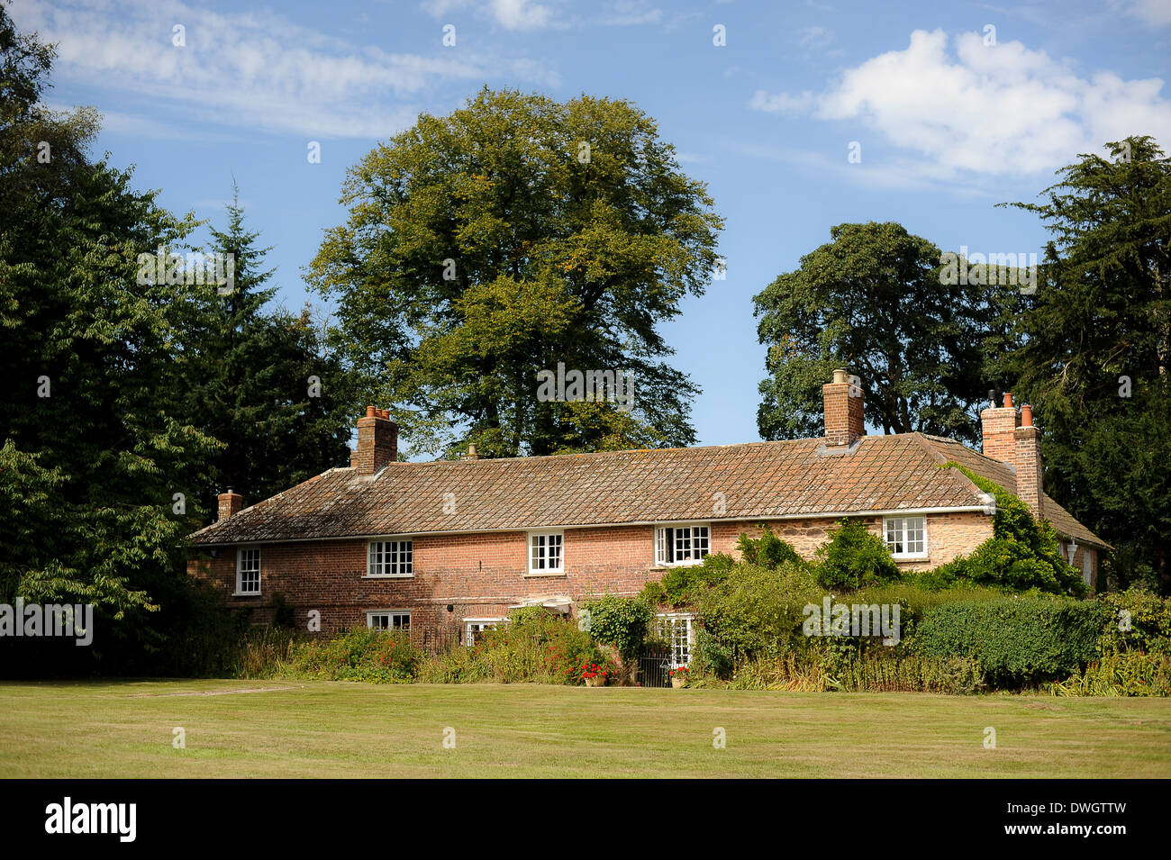 Idyllischen englischen Country Cottage Ferienhaus Stockfoto