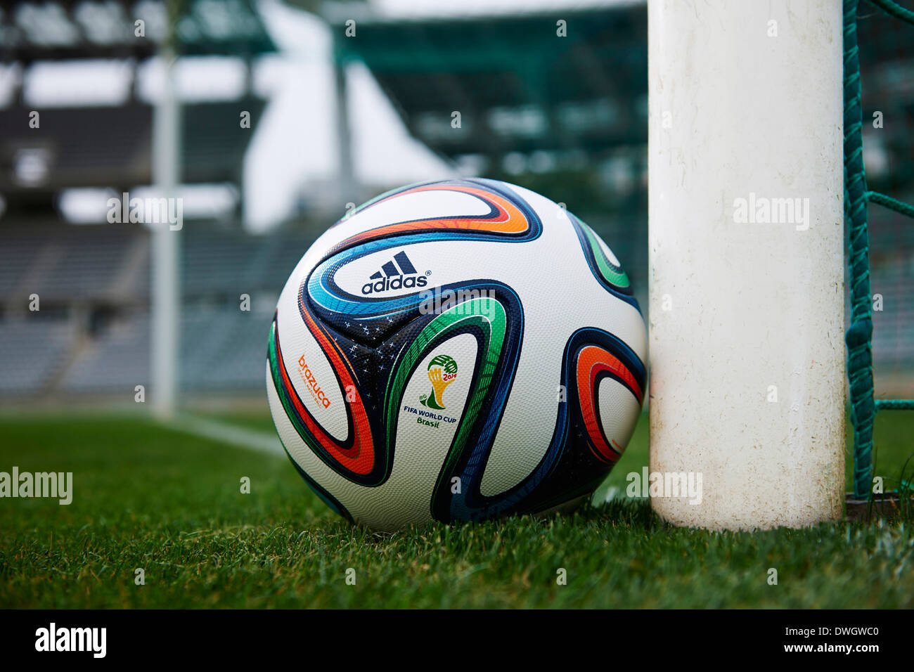 Brazuca, Offizieller Spielball der FIFA-Weltmeisterschaft Brasilien 2014 Stockfoto