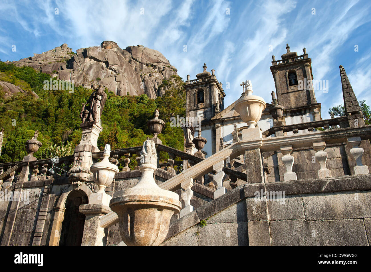 Nossa Senhora da Peneda Heiligtum Stockfoto