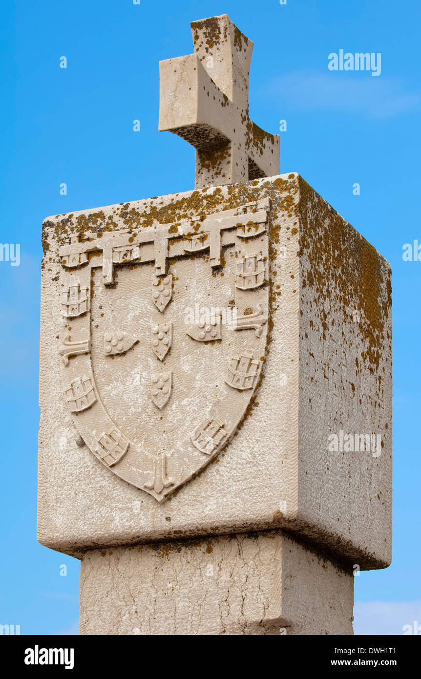 Padrão Dos Descobrimentos, Fortaleza de Sagres Stockfoto
