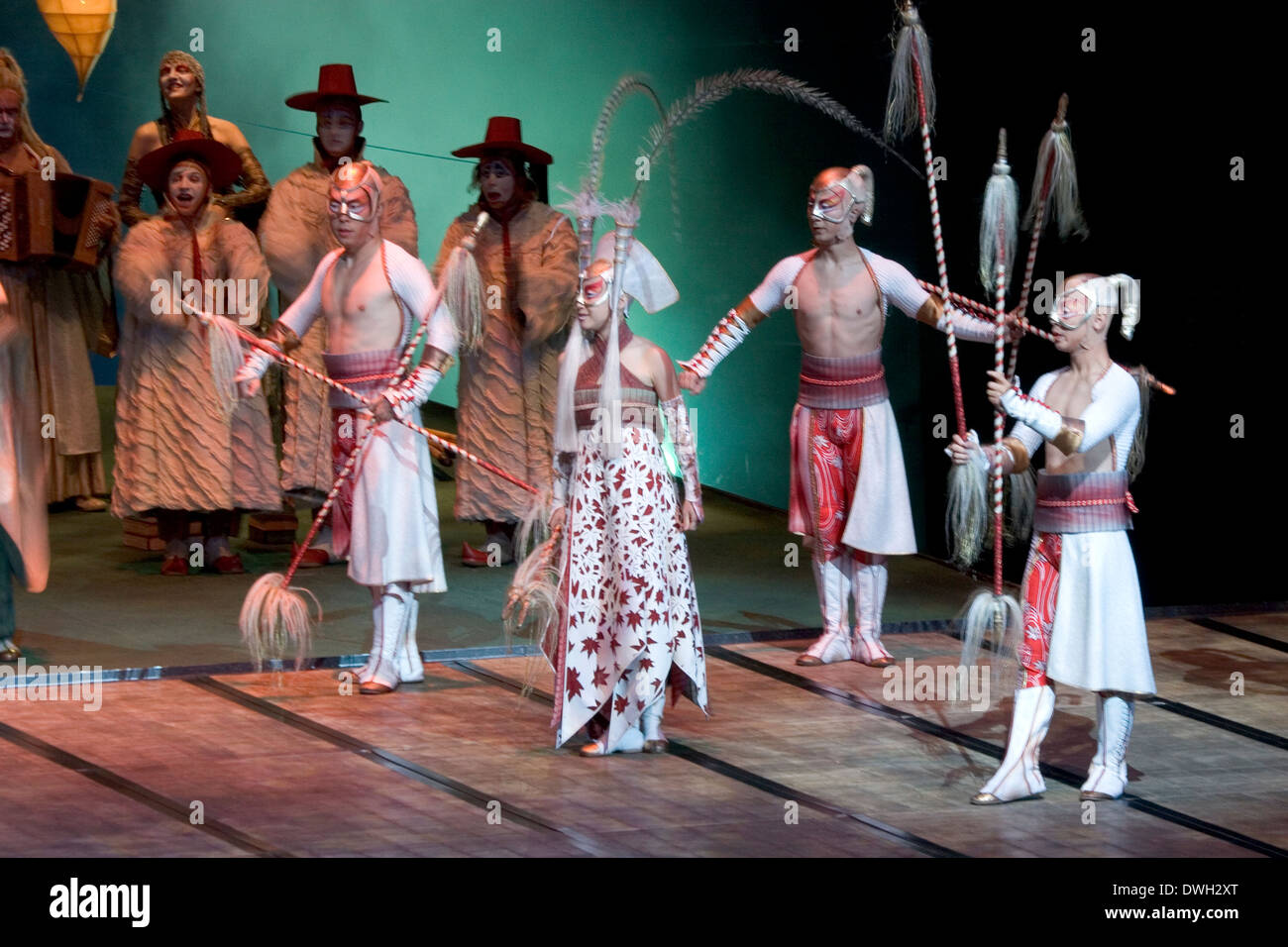 Der faszinierende Cirque du Soleil show KA im MGM Grand, Las Vegas, Nevada,  USA Stockfotografie - Alamy