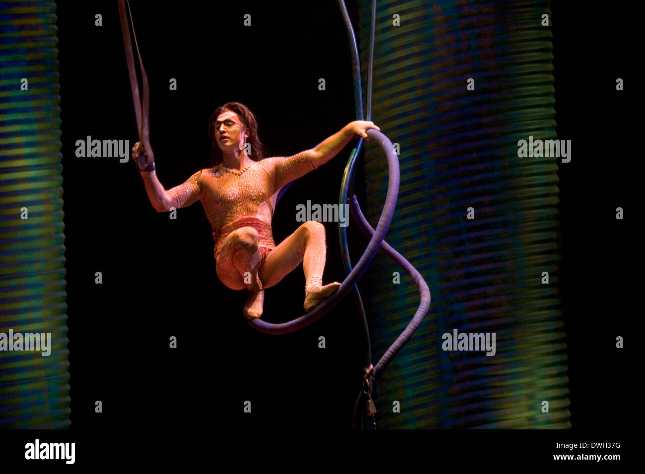 Der faszinierende Cirque du Soleil show KA im MGM Grand, Las Vegas, Nevada, USA Stockfoto