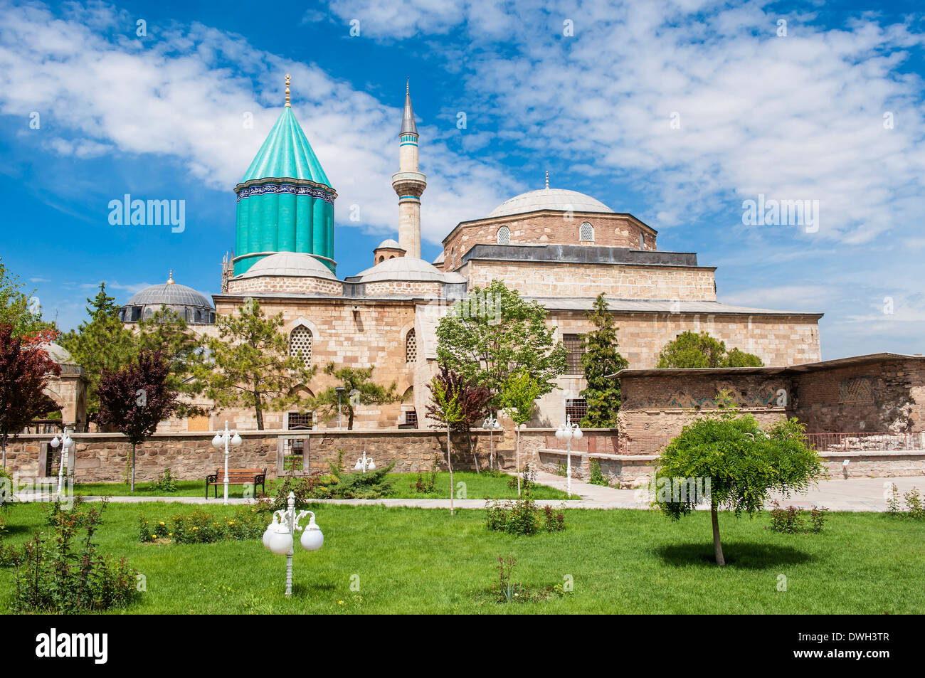 Mevlana Grab und Museum, Konya Stockfoto