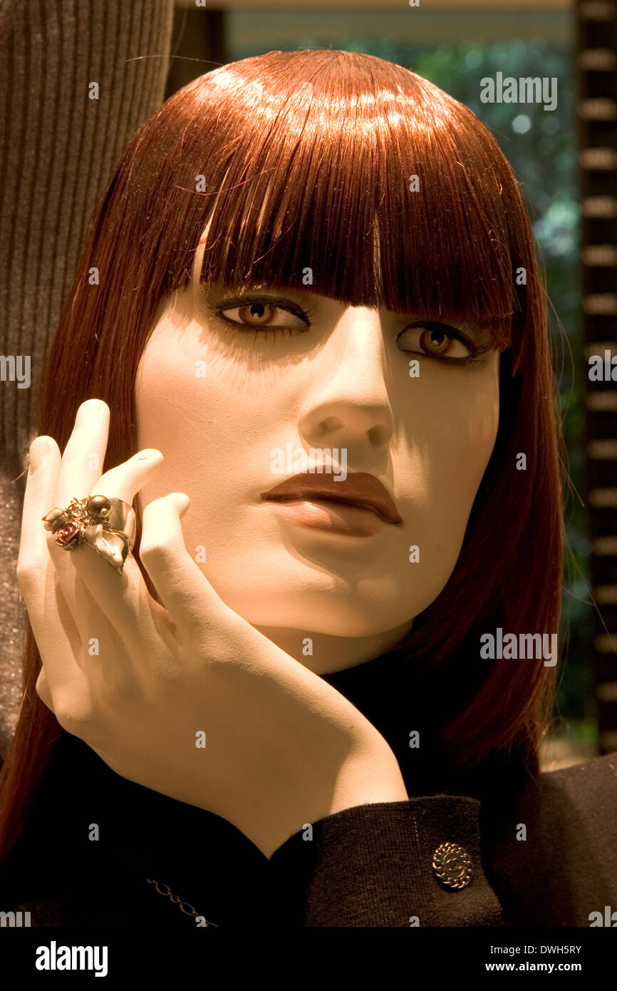 Ein Schaufenster anzeigen auf der Wynn Esplanade im Wynn Resort and Casino auf dem Strip in Las Vegas, Nevada, USA Stockfoto