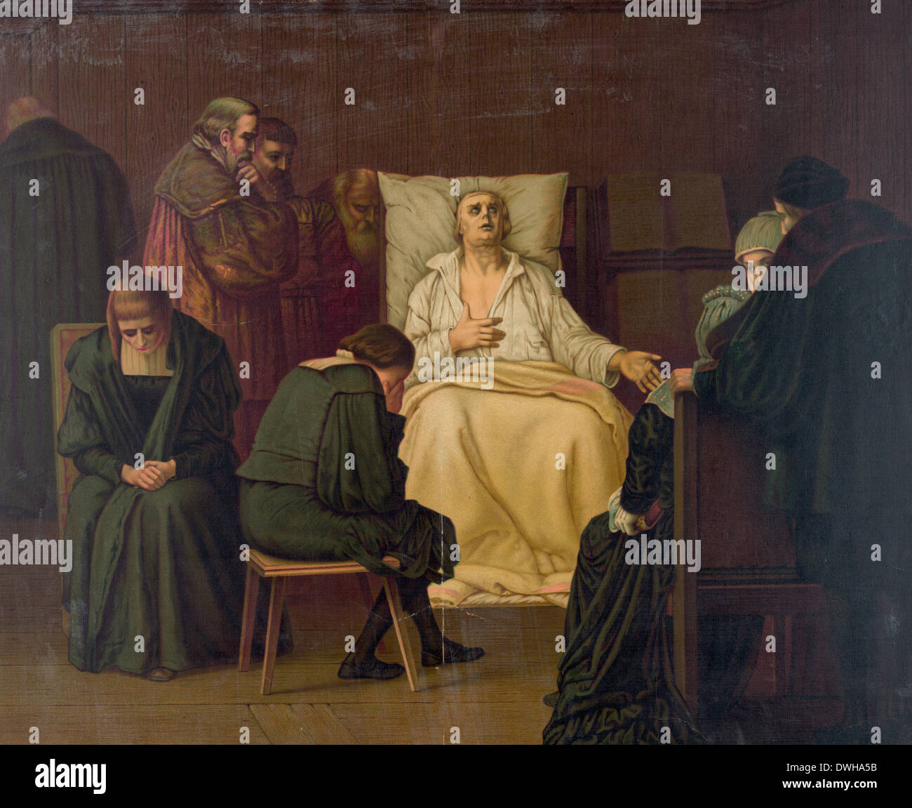 Tod von Martin Luther Stockfoto