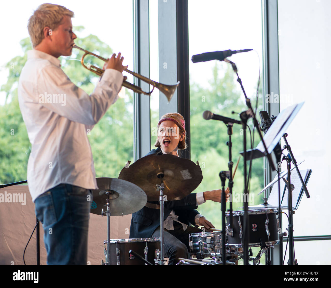 Vorprogramm des Copenhagen Jazz Festival 2013 Stockfoto