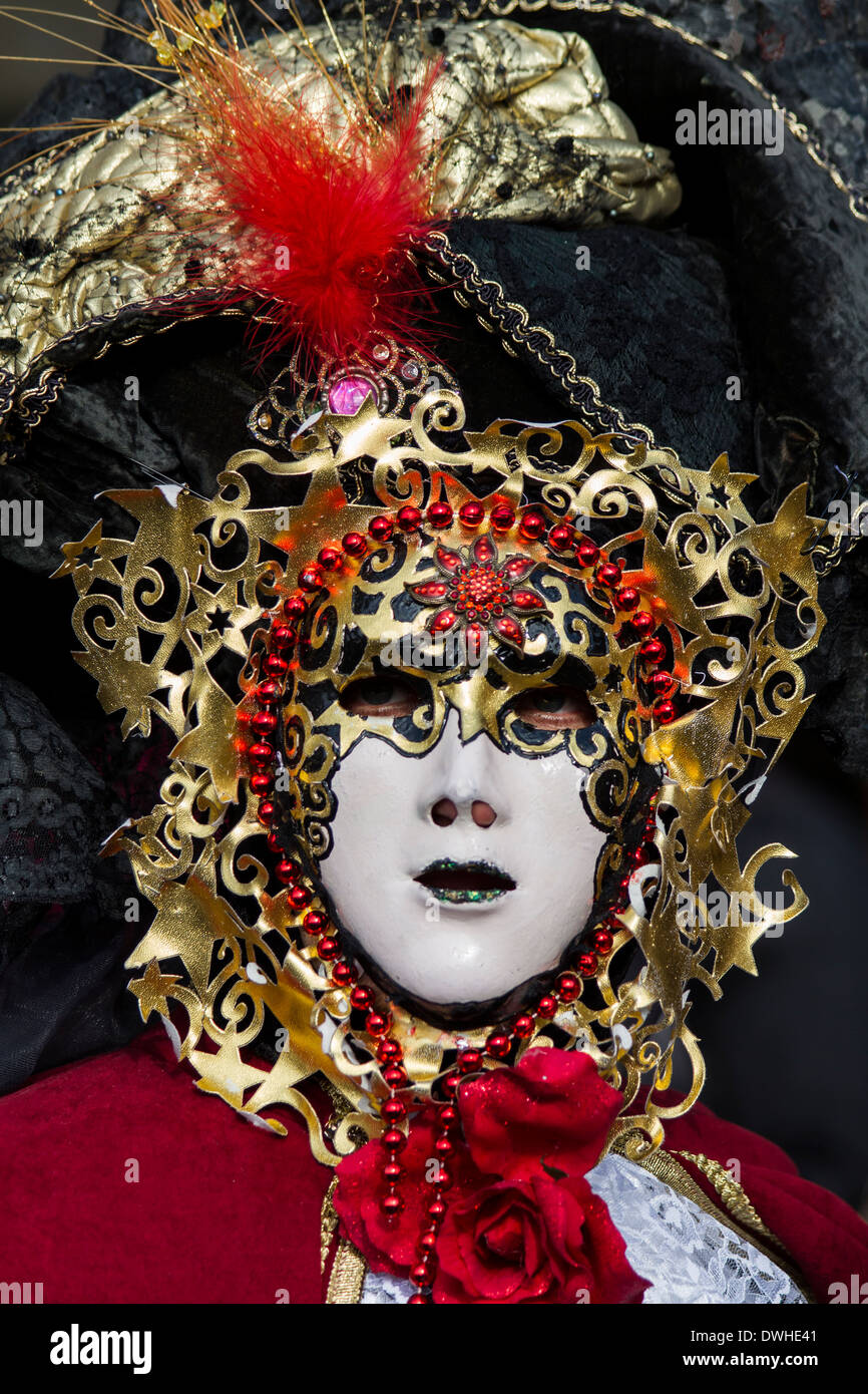Traditionellen venezianischen Karnevalsmaske Stockfoto