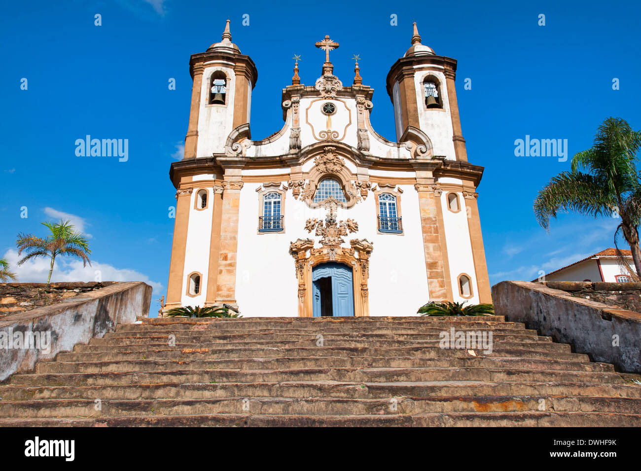 Nossa Senhora Carmo Kirche, Ouro Preto Stockfoto